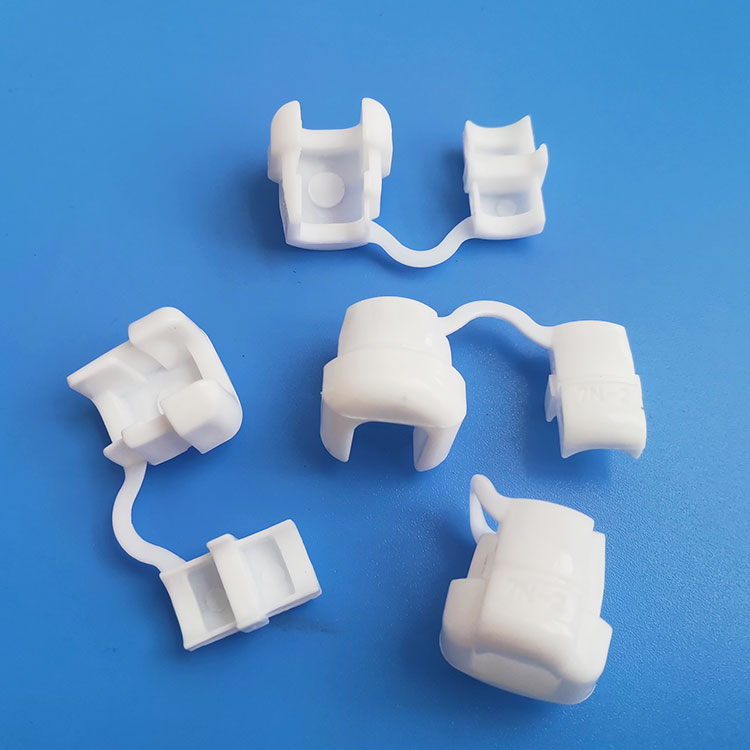 白色7N-2电源线固定卡扣 防拉线扣 圆线用卡线扣