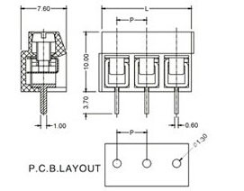 pcb端子工程尺寸